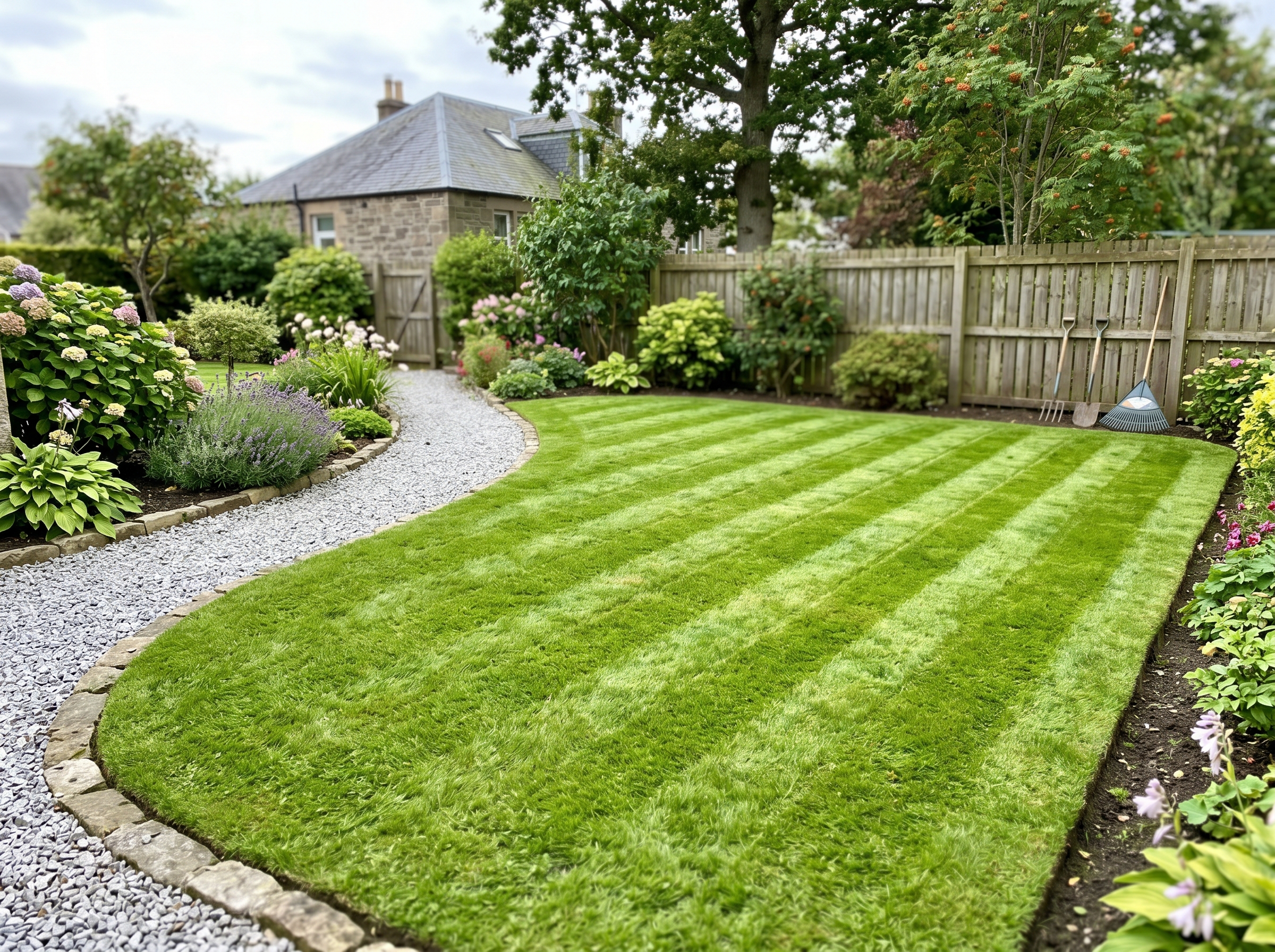 Ayrshire gardener at work